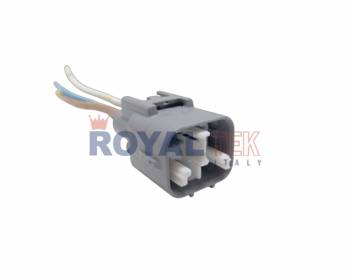 FICHA DE CONEXION ROYALTEK 4 VIAS (CUATRO) ELECTROVENTILADOR TOYOTA/ HONDA (CONTRA FICHA 7021) - VENTA EN PAQUETES DE 5 UNIDADES ---